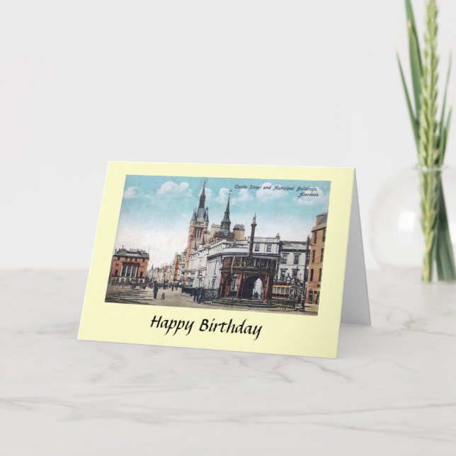 Birthday Card - Aberdeen, Scotland (Front)
