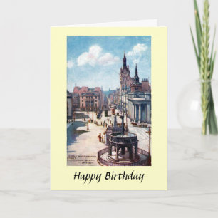 Birthday Card - Aberdeen, Scotland