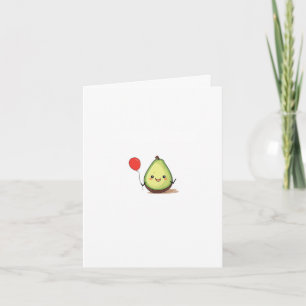 Birthday card, Avo Great Birthday, avocado card