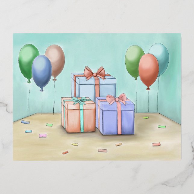 Birthday card boxes (Front)