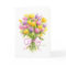 Birthday Card Bright and Beautiful Tulip Bouquet