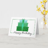 Birthday Card - Business Birthday Card (Yellow Flower)