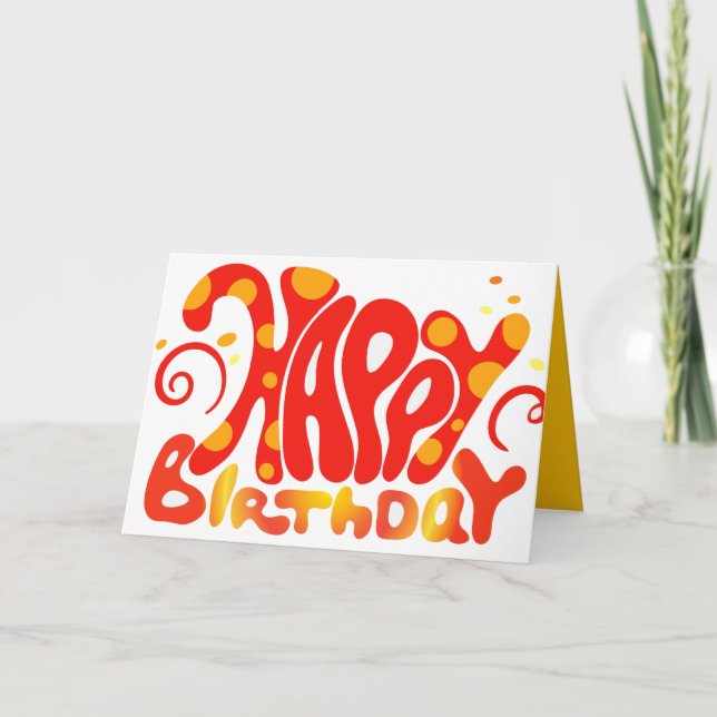 Birthday Card - Dotty (Front)