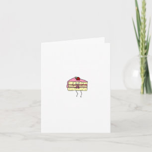 Birthday Card, eat cake, birthday cake card