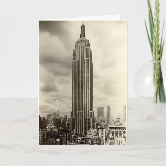 Birthday Card, Empire State Building Card (Front)