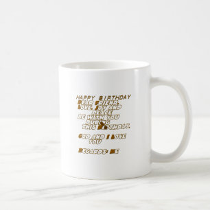 Birthday Card for a Christian Friend Coffee Mug