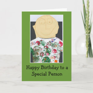 Birthday card for a special person