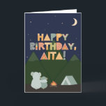 Birthday Card for Aita<br><div class="desc">Birthday Card for Aita. You call your father Aita, not Dad. (Aita means father in Basque.) So give your Aita a birthday card made especially for him! This cute outdoorsy card is perfect for any Aita who loves camping, nature, the outdoors, and looking up at the stars in the night...</div>