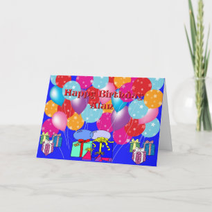Birthday Card For Alan