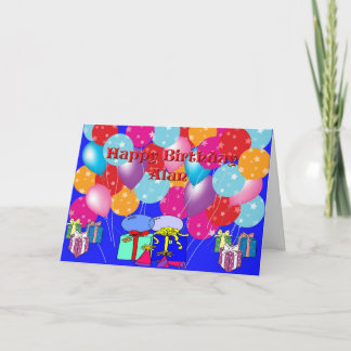Birthday Card For Alan