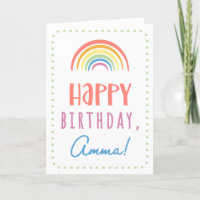Birthday Card for Amma