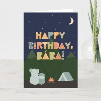 Birthday Card for Bába