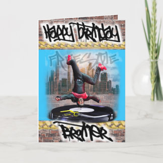 Birthday card for Brother