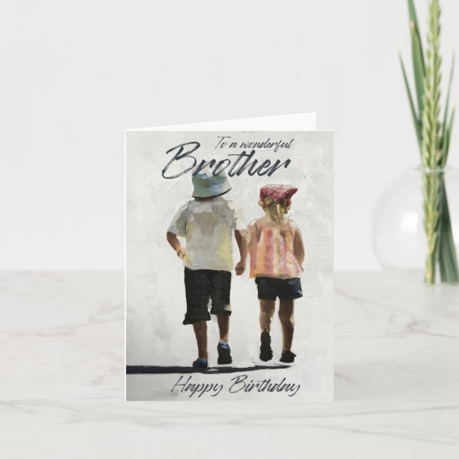 Birthday Card for Brother Special Brother Card (Front)