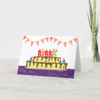 Birthday Card for Bubbie