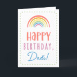 Birthday Card for Dadi<br><div class="desc">You call your grandmother Dadi, not Grandma. (Dadi means grandmother in Urdu.) Imagine how excited Dadi will be to receive a birthday card addressed especially to her! Your dadi also will love this card's cute, watercolor-inspired boho rainbow design that says "Happy birthday Dadi!" Make this card customisable! Click "Edit Design",...</div>