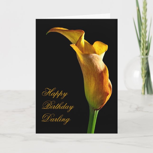 Birthday card for Darling (Front)