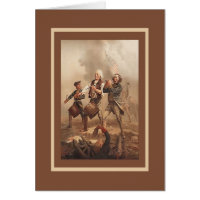 Birthday Card for Favourite War Hero, Retro Image