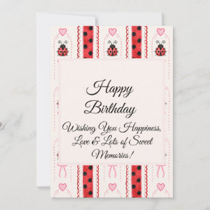 Birthday Card for Friend, Girlfriend & Loved One