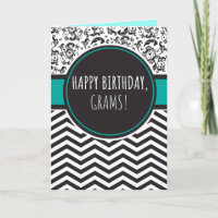 Birthday Card for Grams
