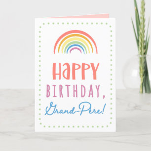 Birthday Card for Grand-Père