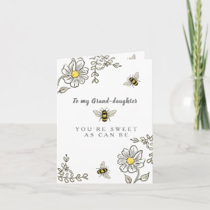 Birthday card for granddaughter