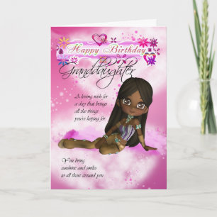 Birthday card for Granddaughter, Moonies Cutie Pie