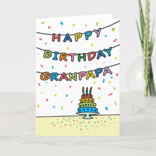 Birthday Card for Granpapa
