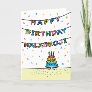 Birthday Card for Halabeoji