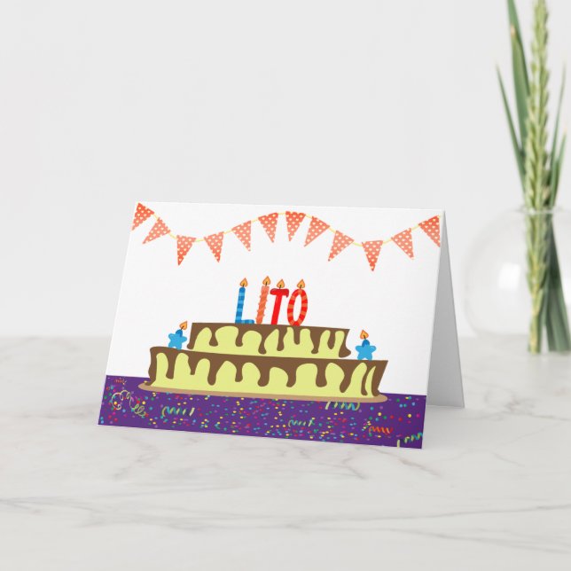 Birthday Card for Lito (Front)