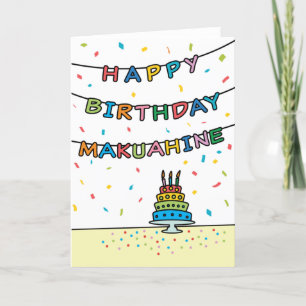 Birthday Card for Makuahine