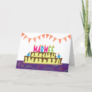 Birthday Card for Marmee