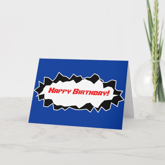 Birthday card for men (Front)
