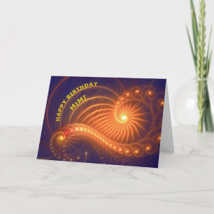Birthday card for mimi