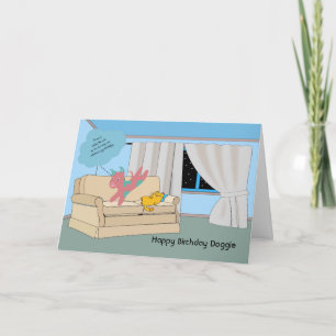 Birthday Card for Mixed Breed Dog