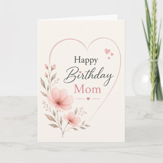 Birthday Card for Mom (Front)