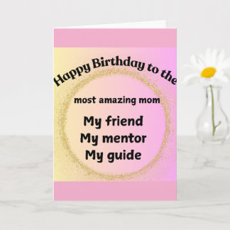 Birthday Card for Mum