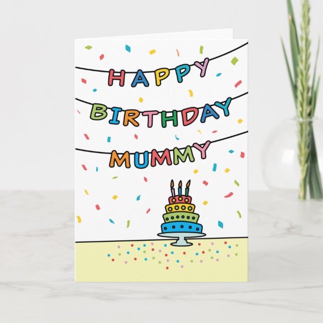 Birthday Card for Mummy (Front)