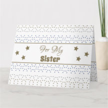 Birthday Card For My Sister