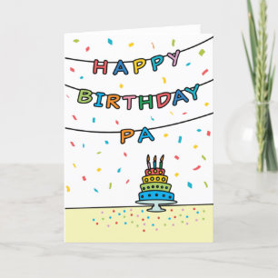 Birthday Card for Pa