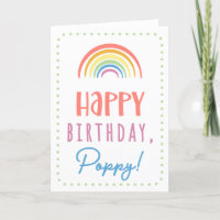 Birthday Card for Poppy