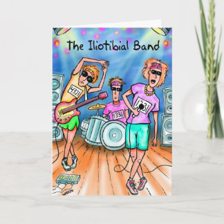 Birthday Card for Runner - Iliotibial Band