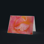 Birthday Card For Sister In Chinese<br><div class="desc">An image of a peach rose for your special sister in Chinese</div>