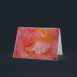 Birthday Card For Sister In Chinese<br><div class="desc">An image of a peach rose for your special sister in Chinese</div>