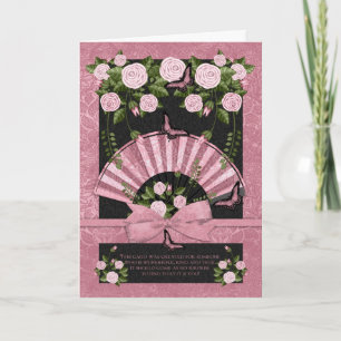 Birthday Card For Someone Special With Fan Roses