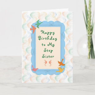 Birthday Card for Step Sister