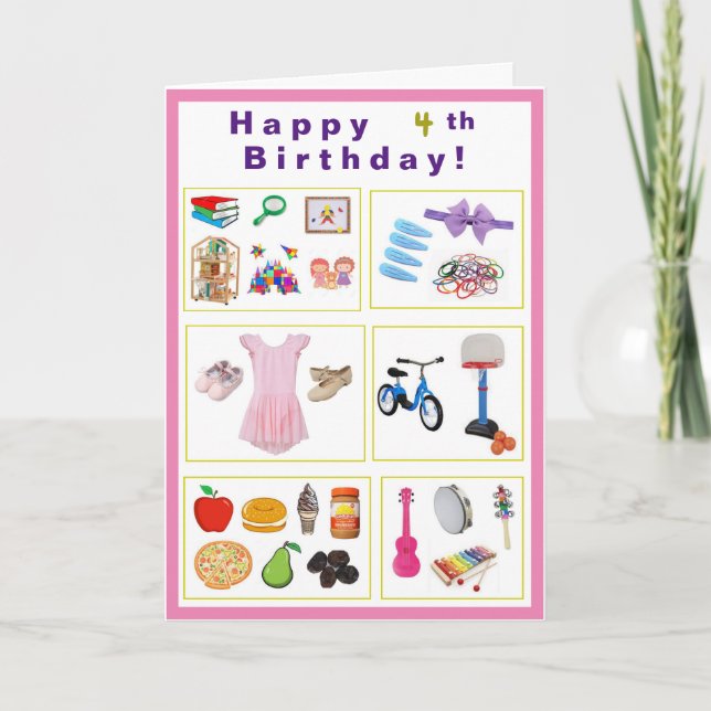 Birthday card for toddler (Front)