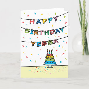 Birthday Card for Yebba