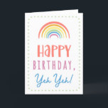 Birthday Card for Yeh Yeh<br><div class="desc">You call your grandfather Yeh Yeh, not Grandpa. (Yeh Yeh means grandfather in Cantonese.) Imagine how excited Yeh Yeh will be to receive a birthday card addressed especially to him! Your yeh yeh also will love this card's cute, watercolor-inspired boho rainbow design that says "Happy birthday Yeh Yeh!" Make this...</div>