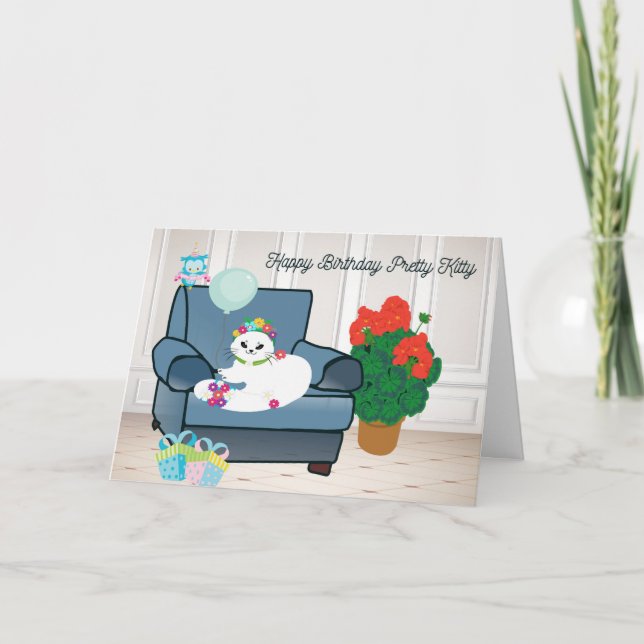 Birthday Card for Your Cat (Front)